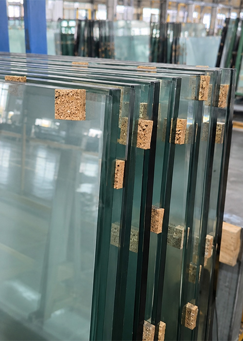 Glass factory shipping pads